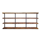 Wall Mounted Shelving: 4 Shelf Unit