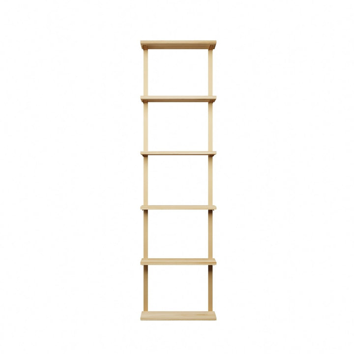 Wall Mounted Shelving: 6 Shelf Unit 89.5"H