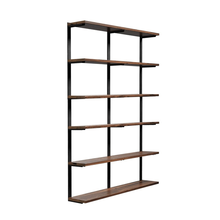 Wall Mounted Shelving: 6 Shelf Unit 89.5"H