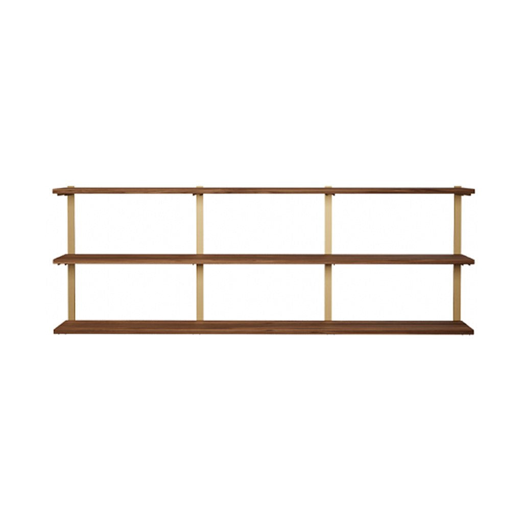 Wall Mounted Shelving: 3 Shelf Unit 30"H