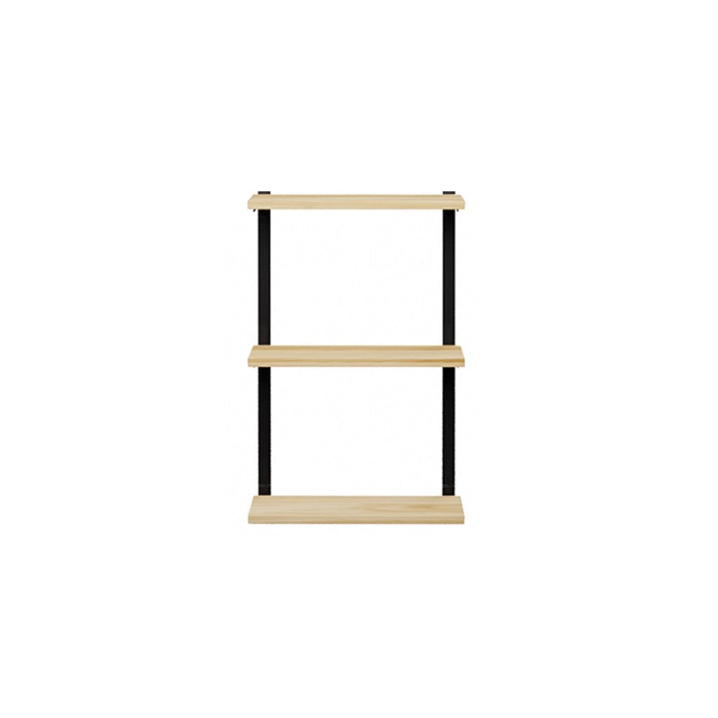 3 tier wood shelves with heavy duty shelf brackets by Vault Furniture. 24"x37"