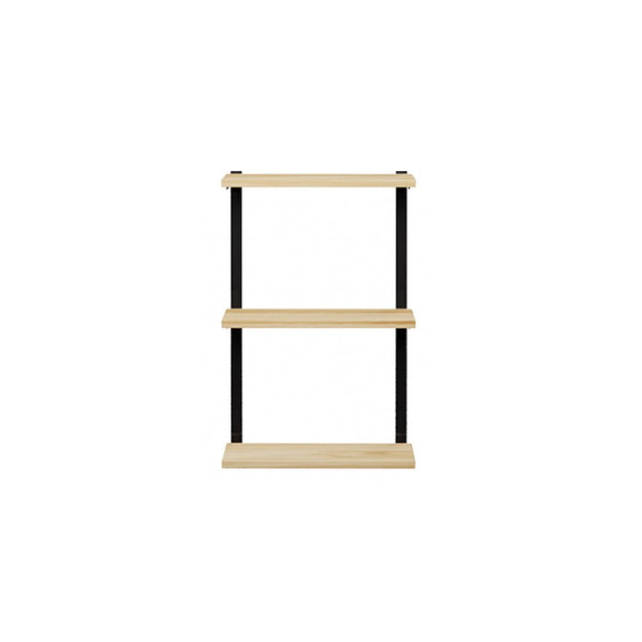 3 tier wood shelves with heavy duty shelf brackets by Vault Furniture. 24"x37"