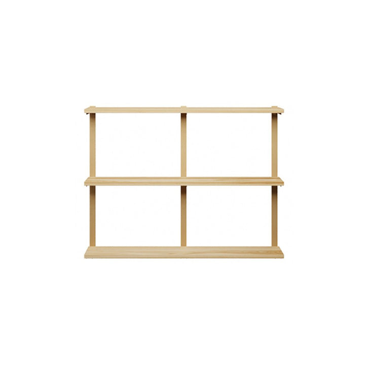 3 tier wood shelves with heavy duty shelf brackets by Vault Furniture. 48"x37