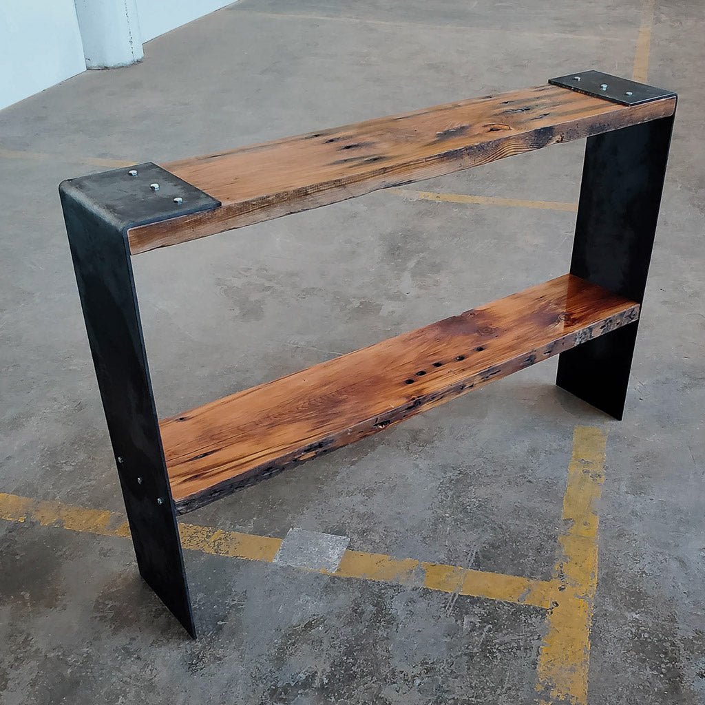 Modern Industrial Console Table
