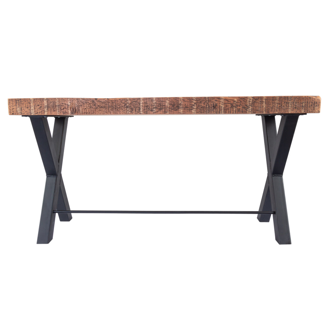 farmhouse Counter height dining bench made in USA by Vault Furniture
