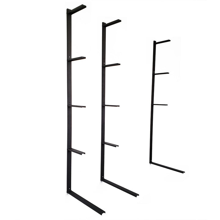 Floating desk bracket set solid steel black bracket set of 3. Vault Furniture