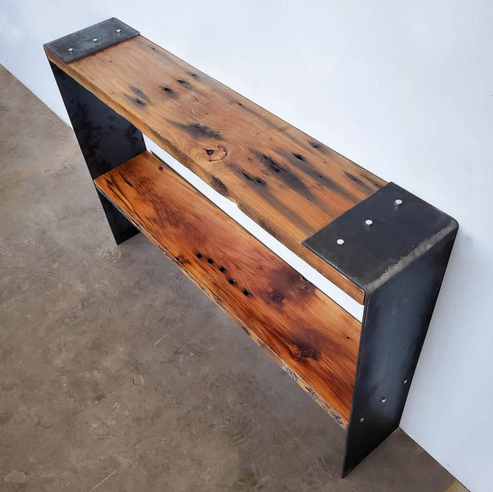 Modern Industrial Console Table