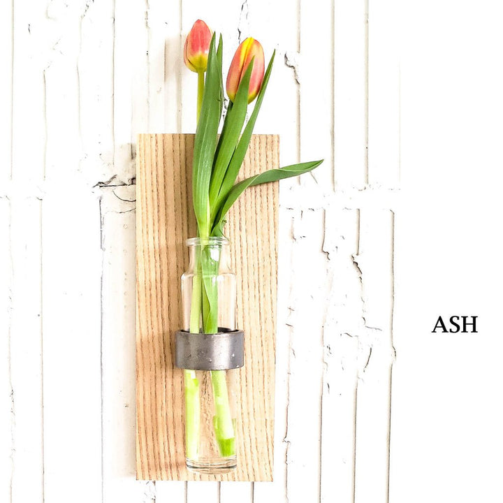 Wooden Wall Vase