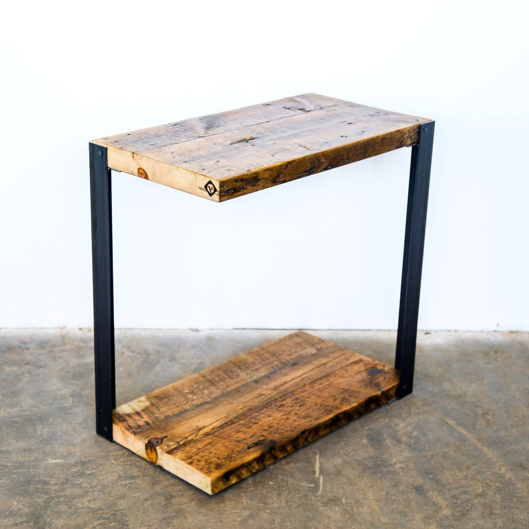 vault-furniture_reclaimed-pine_asymmetrical-table_side+table_cool-side-table_narrow-table