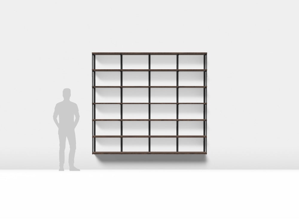 Wall Mount Shelves - Custom Design Ref: GLZPYUR