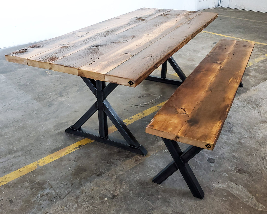 Reclaimed wood Bench – Vault Furniture1