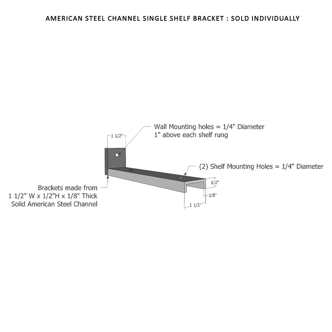 Heavy Duty Floating Shelf Brackets