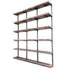 Wall Mounted Shelving: 6 Shelf Unit 89.5