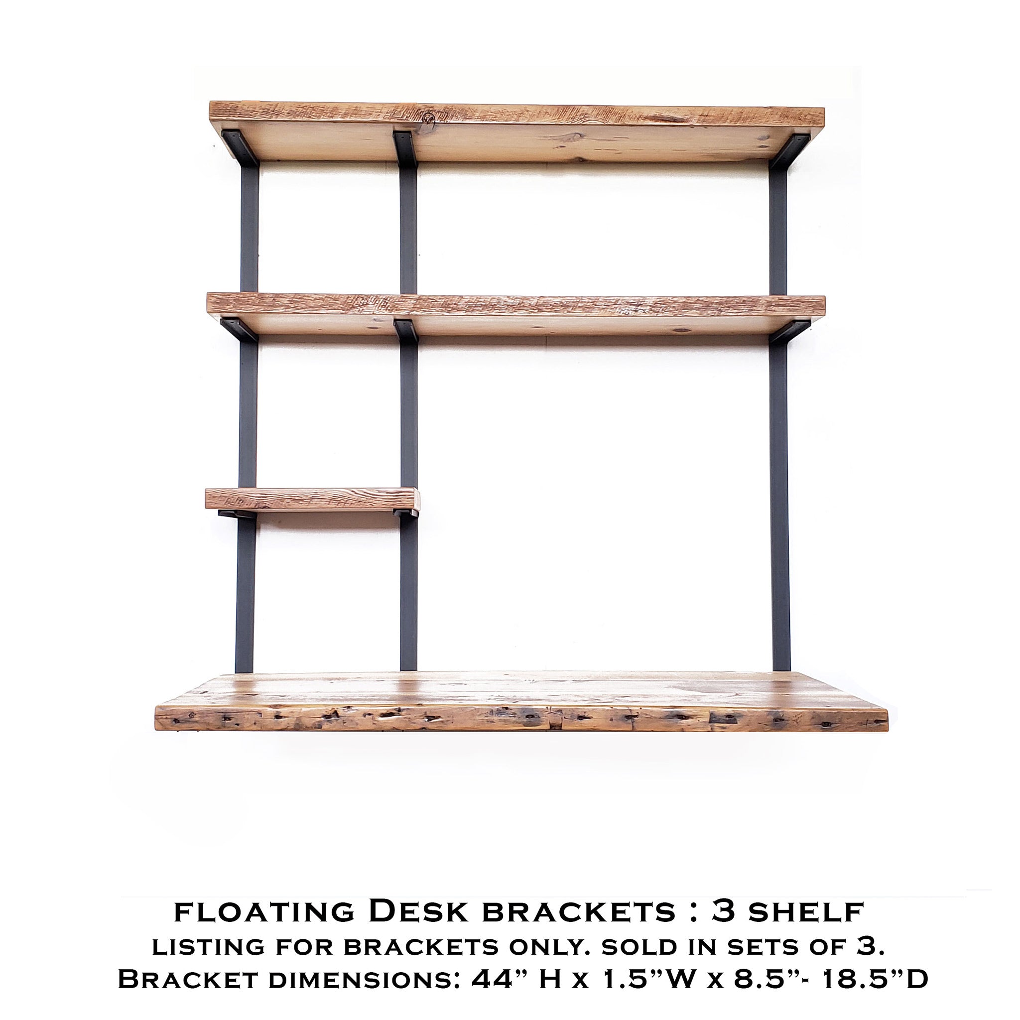 Metal floating online desk