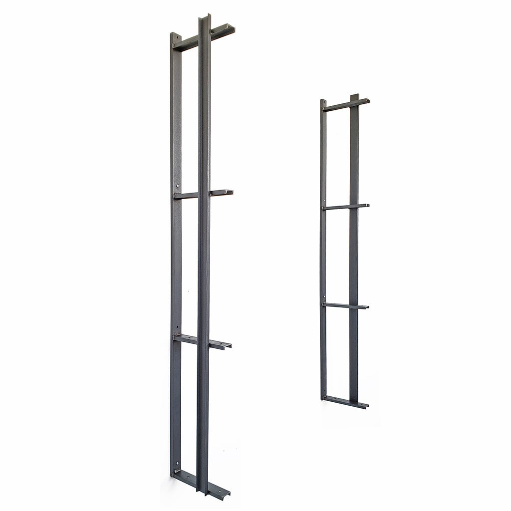 4 shelf steel bracket with bookend set of 2 Vault Furniture